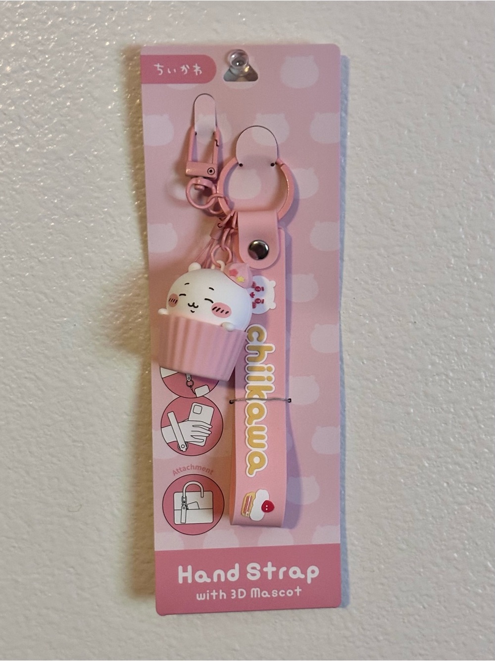Chiikawa 3D Mascot Hand Strap Keychain
